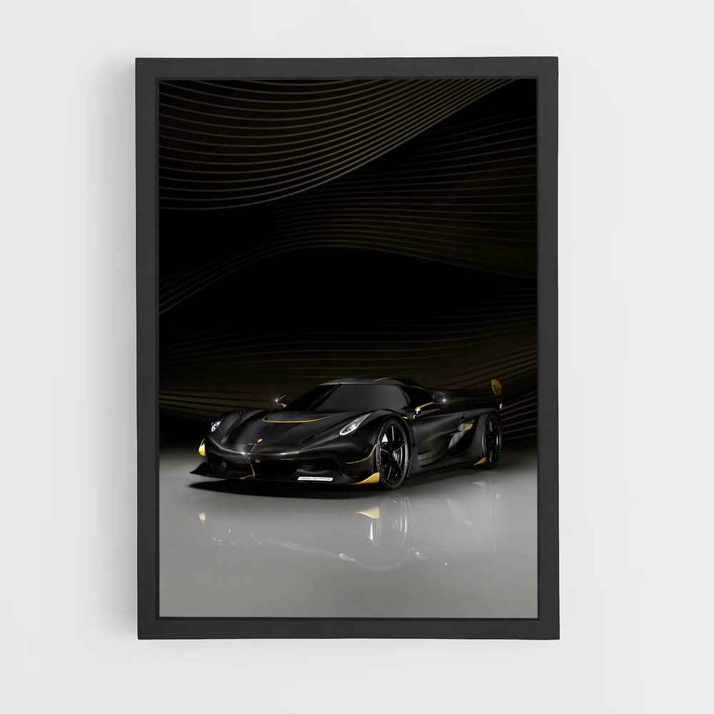 Poster Jesko de attack – affiche Koenigsegg (vue 2)